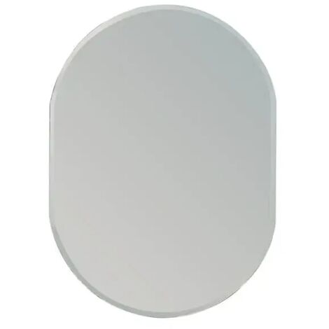 Showerdrape Lincoln Large Oval Wall Mounted 70 x 50cm Bathroom Mirror