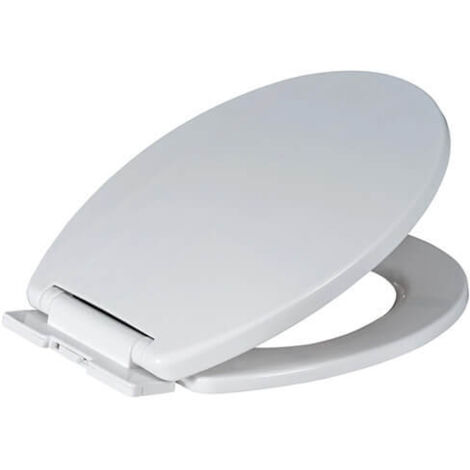 Showerdrape Prima White Quick Release Soft-Close Lightweight Toilet Seat