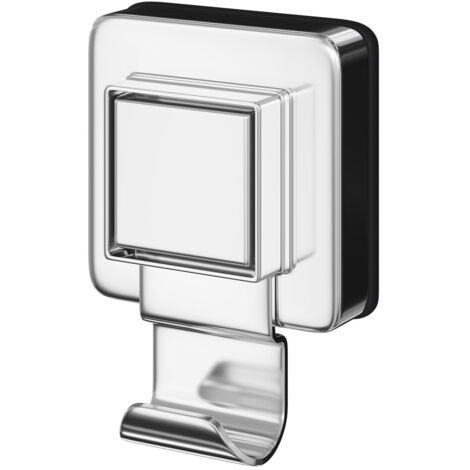 Showerdrape Pushloc Stainless Steel Suction Wall Mounted Robe Hook
