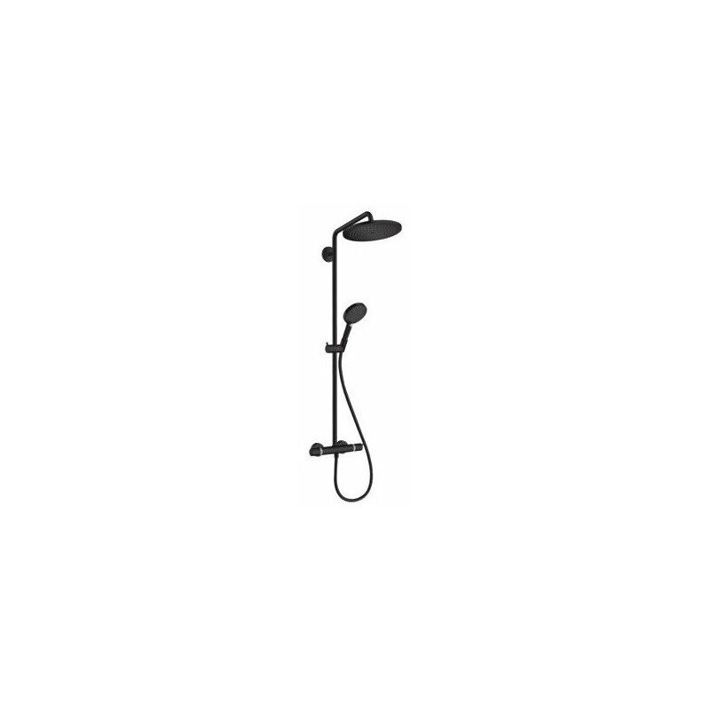 

Hansgrohe - Showerpipe 280 1jet EcoSmart 9l / min con termostato negro mate