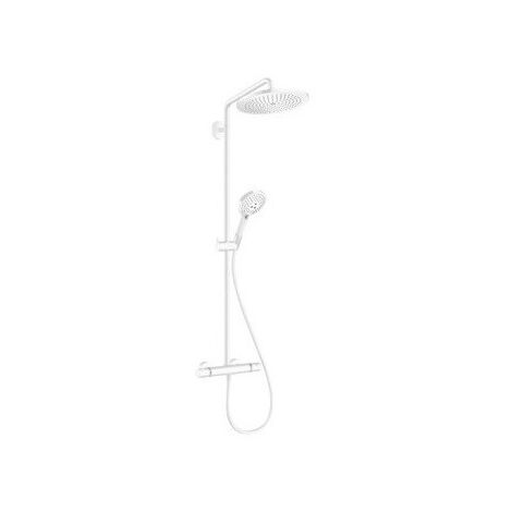 Showerpipe 280 1jetavec mitigeur thermostatique blanc mat