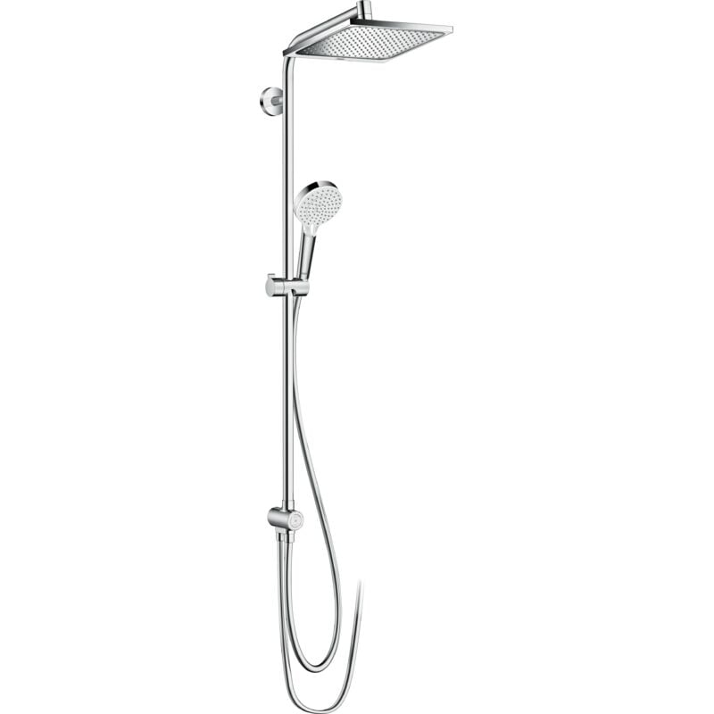 Crometta e Showerpipe 240 1jet EcoSmart Reno, chromé, - Hansgrohe
