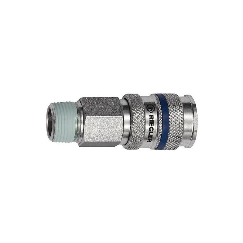 

Riegler - Acoplamiento Rpido Dn 7,8 Rosca Exterior Acero Rosca R 1/2