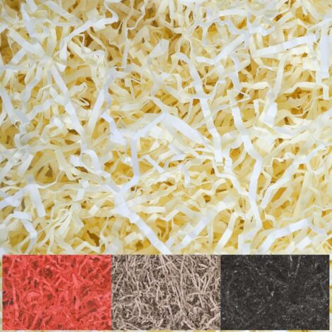 Shredded Kraft Paper Filler for Gift Packaging – 1 kg Cream