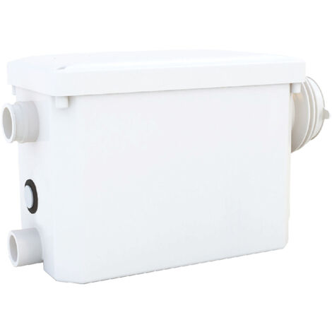 Broyeur Sanitaire Silencieux 400A pour WC à suspension Murale, 2 Entrées Supplémentaires pour le Raccord de Tous types d'appareils Sanitaires