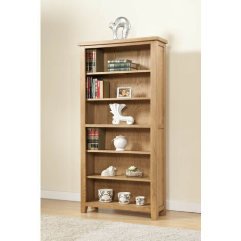 Shrewsbury 6' Bookcase - L30 x W90 x H180 cm - Oak