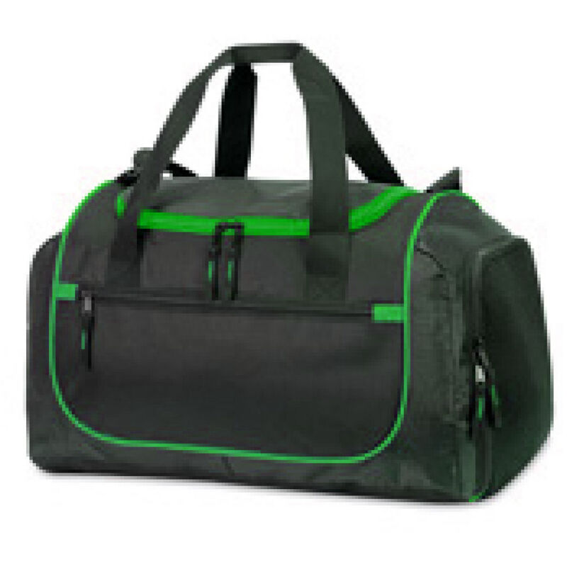 Shugon - Piraeus Shoulder Strap Holdall Bag (Pack of 2) (One Size) (Black/Green) - Black/Green