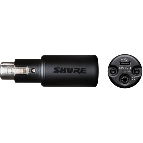 Shure MVX2U - Adaptador de señal XLR-USB