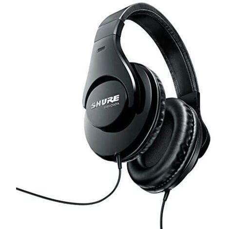 Shure SRH240A Cuffie Cablato A Padiglione MUSICA Nero