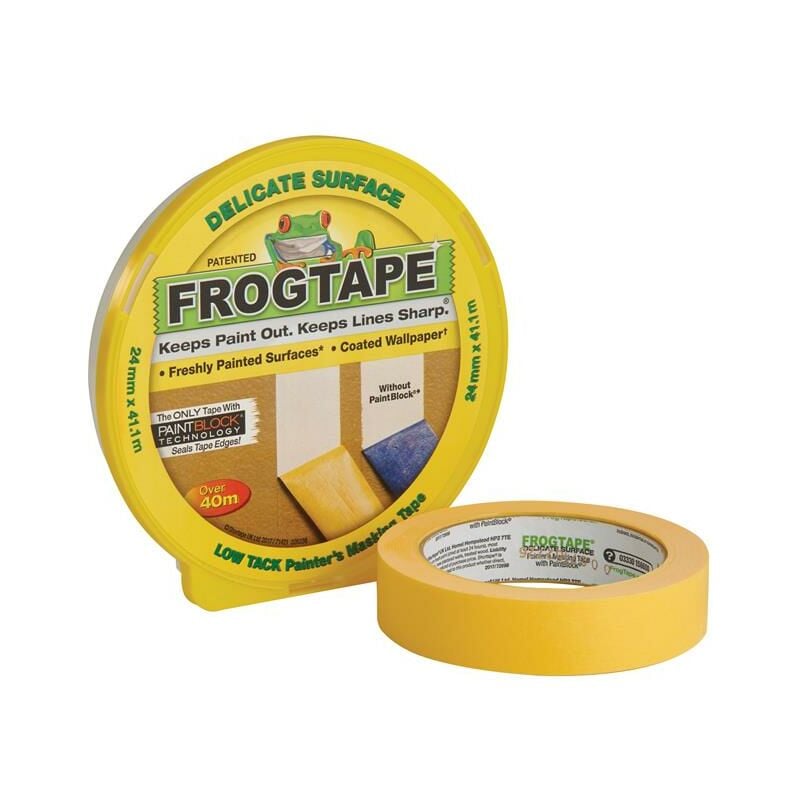 Shurtape 202552 FrogTape Delicate Surface Masking Tape 24mm x 41.1m SHU202552