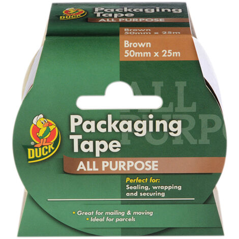 Shurtape 223554 Duck Tape Packaging Tape 50mm x 25m Brown SHU223554