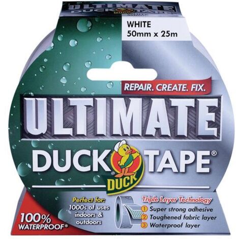 Shurtape 232160 Duck Tape Ultimate 50mm x 25m White SHU232160