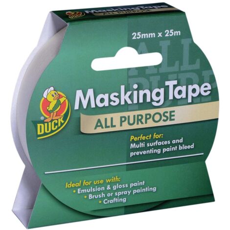 Shurtape Duck Tape All-Purpose Masking Tape, 25mm x 25m (Model: SHU232147)
