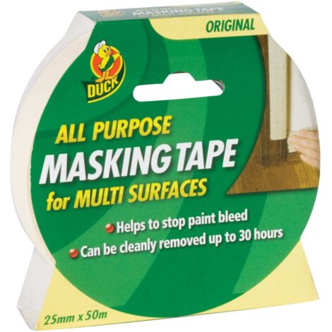 Shurtape Duck Tape All-Purpose Masking Tape, 25mm x 50m (Model SHU232148)