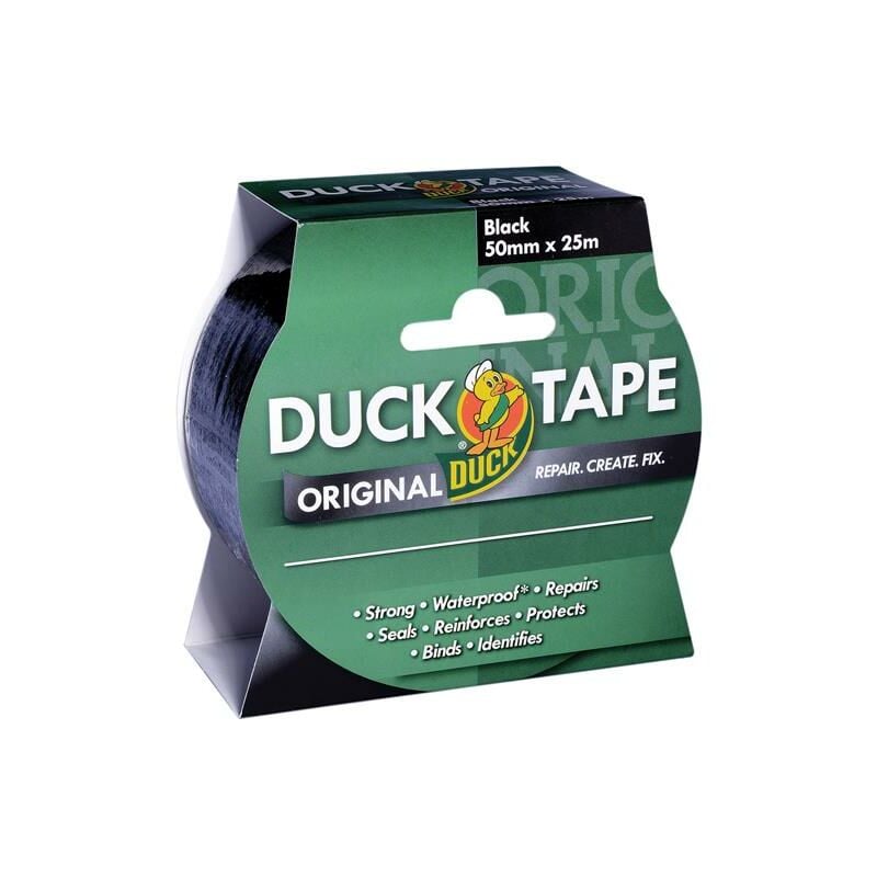 Duck - Shurtape 211109 Tape Original 50mm x 25m Black SHU211109