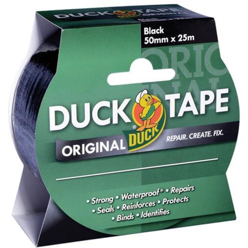 Duck - Shurtape 211109 Tape Original 50mm x 25m Black SHU211109