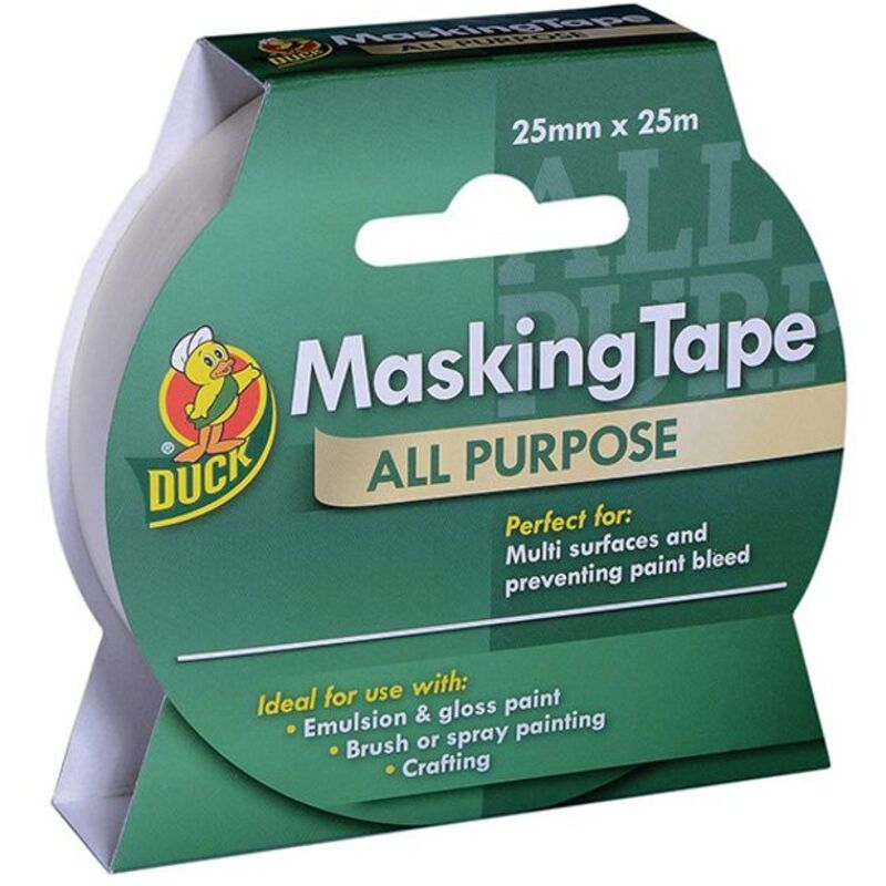 Duck - Shurtape 232316 Tape All-Purpose Masking Tape 25mm x 25m SHU232147