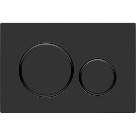 SJQKA Si applica a Geberit Sigma20 - Placca di comando, nero opaco/nero (115.882.16.1)
