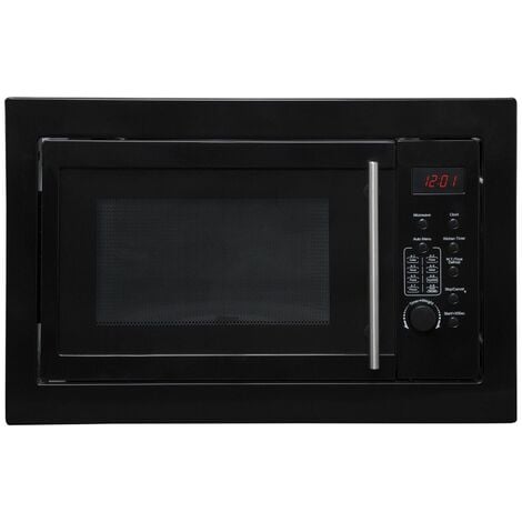 SIA BIM25BL Black 25L Integrated Built in 900W Digital Timer Microwave Oven