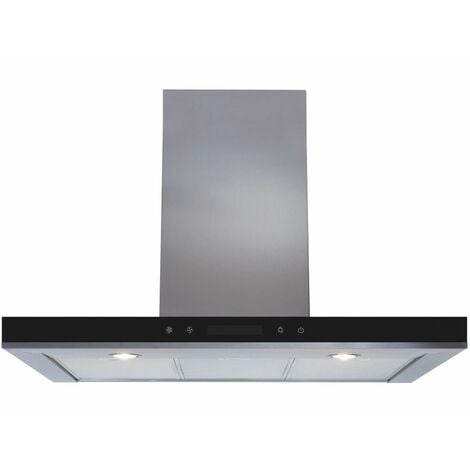 S.I.A SIA LIN91SS 90cm Stainless Steel Linear Touch Control Cooker Hood Extractor Fan