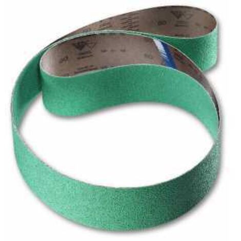 Sia Schleifband 75x2000mm Type 2803 - Schleifpapier für Metall Körnung 40, grün