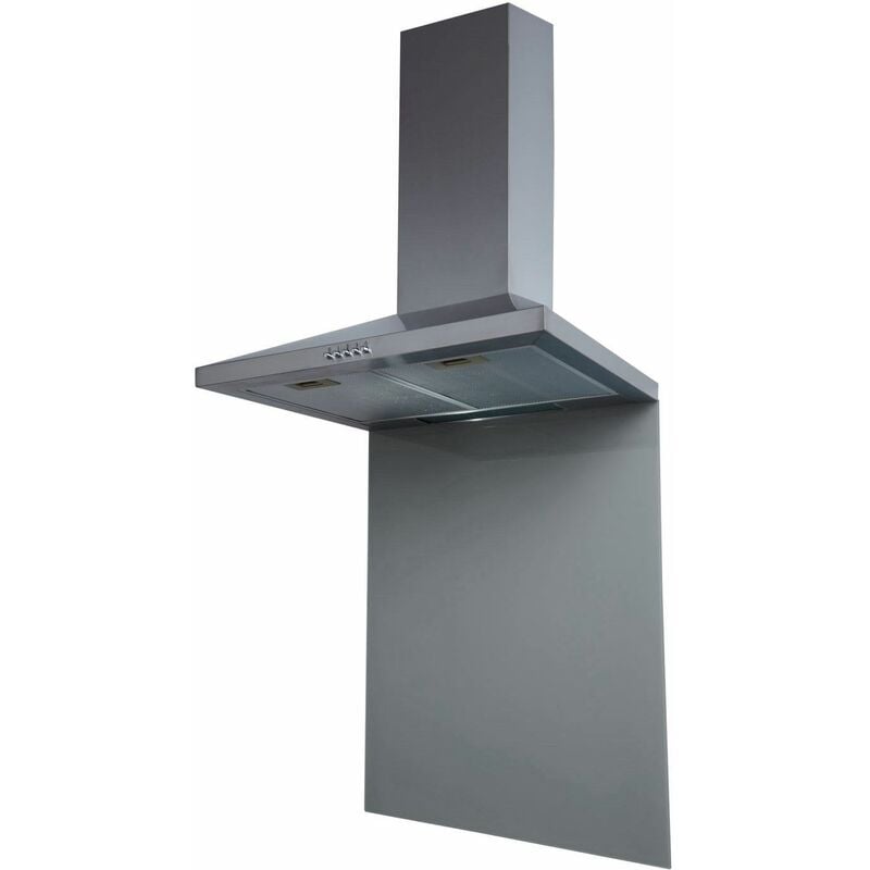 Image of Sia SP60GY 60cm x 75cm Grey Toughened Kitchen Glass Splashback