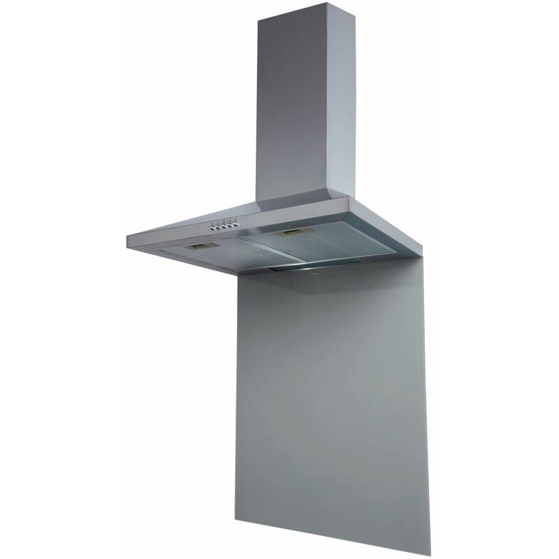 Image of Sia SP70GY 70cm x 75cm Grey Toughened Kitchen Glass Splashback