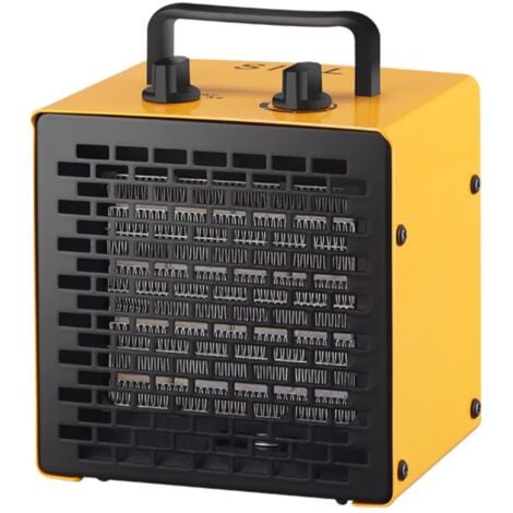 SIAL Calefactor Bajo Consumo 2000 W - Calefactor Cerámico Interiores - Calefacción Industrial con Protección Contra Sobrecalentamiento, Apto Para Baños, Oficinas, PTC