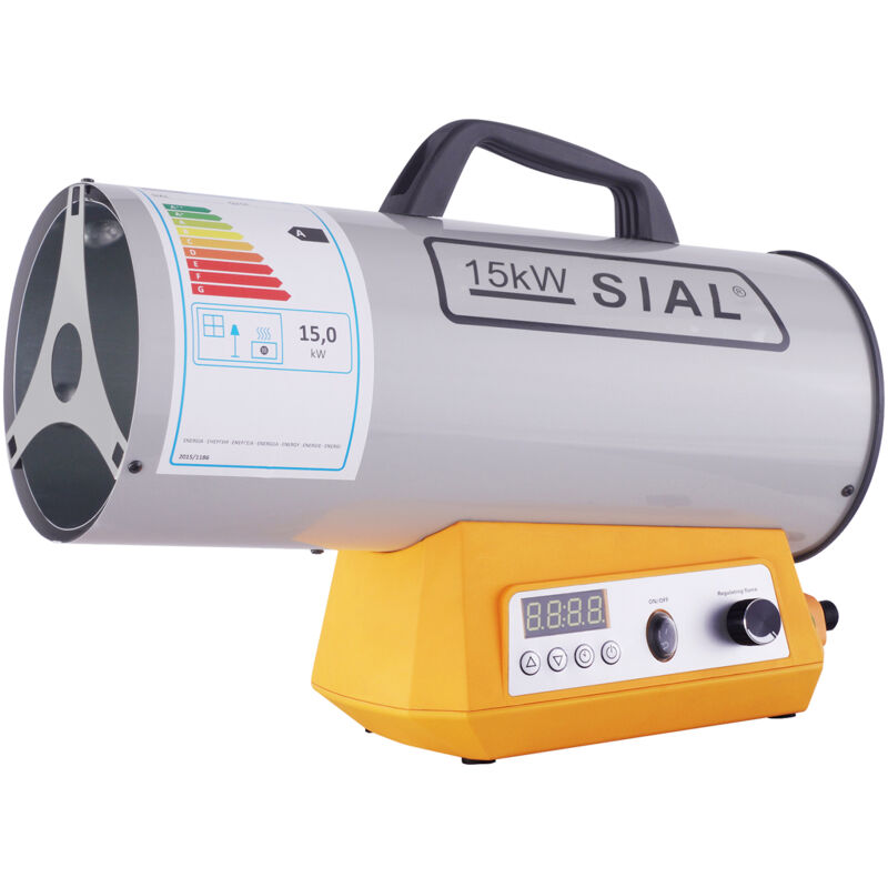 Sial - Chauffage Soufflant à Gaz 51,300 Btu/h Canon à Chaleur à Gaz Chauffage Radiant Portable Pour Ateliers,Interrupteur électronique/Peut être
