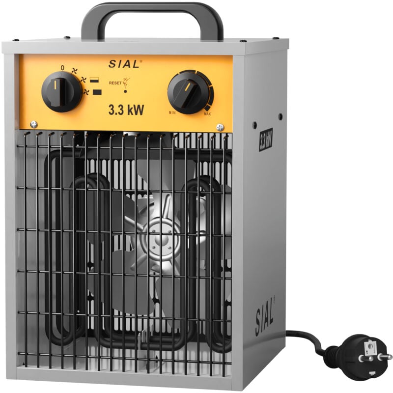 Sial - Chauffage Soufflant - Industriel - Radiateur électrique - pour Chantier, Atelier Ou Garage avec Contrôle Thermostatique Entièrement Réglable