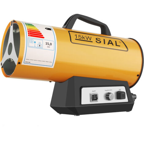 Termoventilatore A Gas G&uuml;de GGH17 17 KW - Soffiatore Per Riscaldamento Esterno, Acciaio Inox