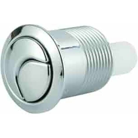 SIAMP 34455007 Bouton Poussoir 45, Chromé, 37 mm