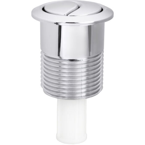 SIAMP 34455007 Bouton Poussoir 45, Chromé, 37 mm
