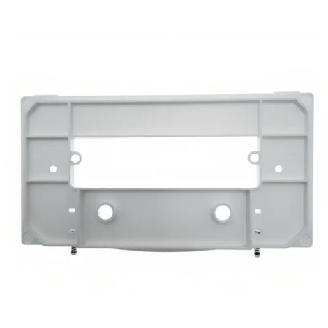 Siamp – Cadre support plaque de commande WC Bâtichasse 500 – Finition métal – Hauteur 16.8 cm – Largeur 32.3 cm – Installation murale sécurisée