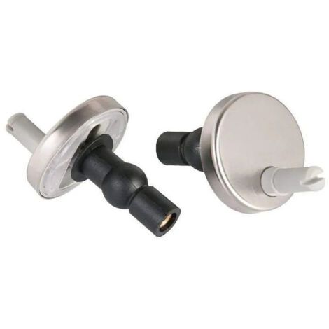 Siamp – Charnières abattant pour WC – Acier inoxydable – Remplacement durable – Fonctionnement fluide et silencieux