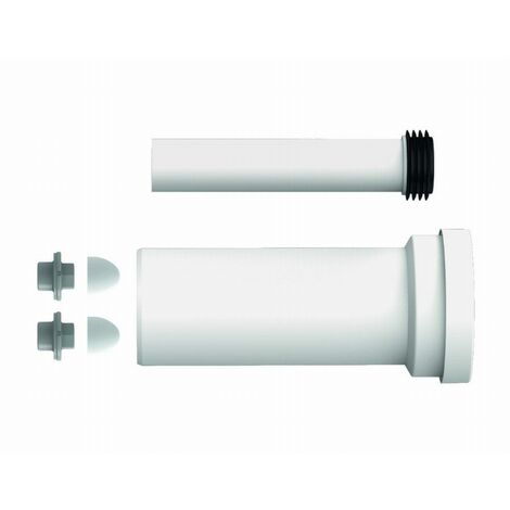 Siamp – Kit de liaison cuvette standard 34117167 – Manchon évacuation PVC 285mm – Joint élastomère 55mm – Fixation rapide pour cuvettes standard