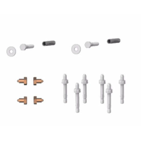 Siamp – Kit de vis et visserie pour bâti-support WC suspendu INGENIO – Fixation solide et durable – Pour installation facile et rapide