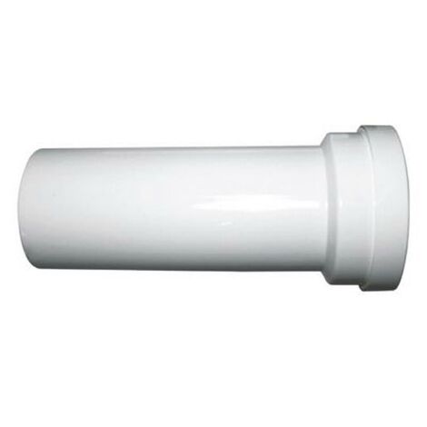 Siamp – Manchon d'évacuation M100 pour bâti-support Verso – Longueur 28 cm – PVC blanc – Joint néoprène pour étanchéité optimale