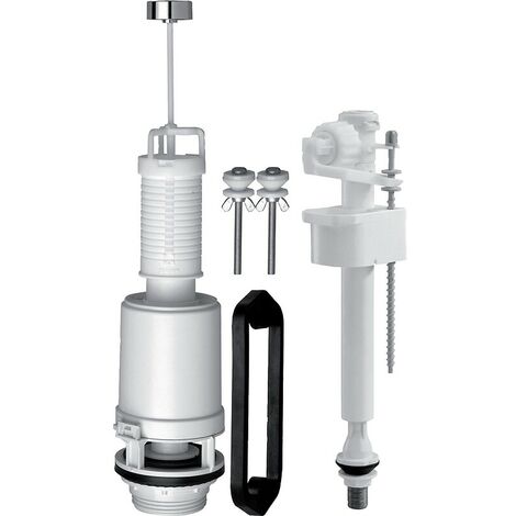 Siamp – Mécanisme de chasse d'eau Porcher ASP 43/99B – Longueur 30cm – Remplacement efficace pour installations sanitaires