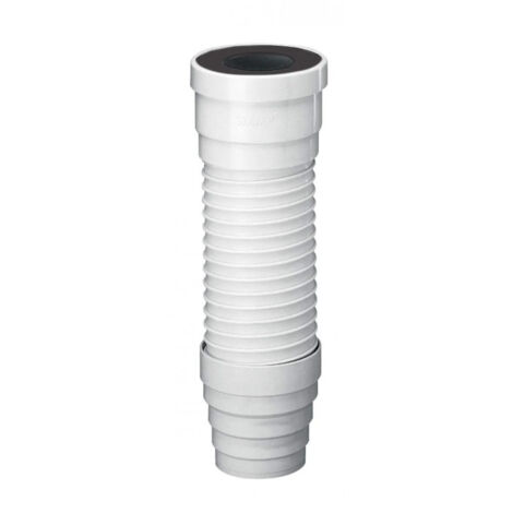 Siamp – Pipe souple extensible 400mm – Diamètres 110/100/93/90 mm – PVC avec joint EPDM – Raccordement cuvette flexible
