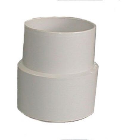Siamp – Manchon de raccordement PVC blanc 100mm femelle/mâle – Forme circulaire – Installation facile et sécurisée – Garantie 5 ans