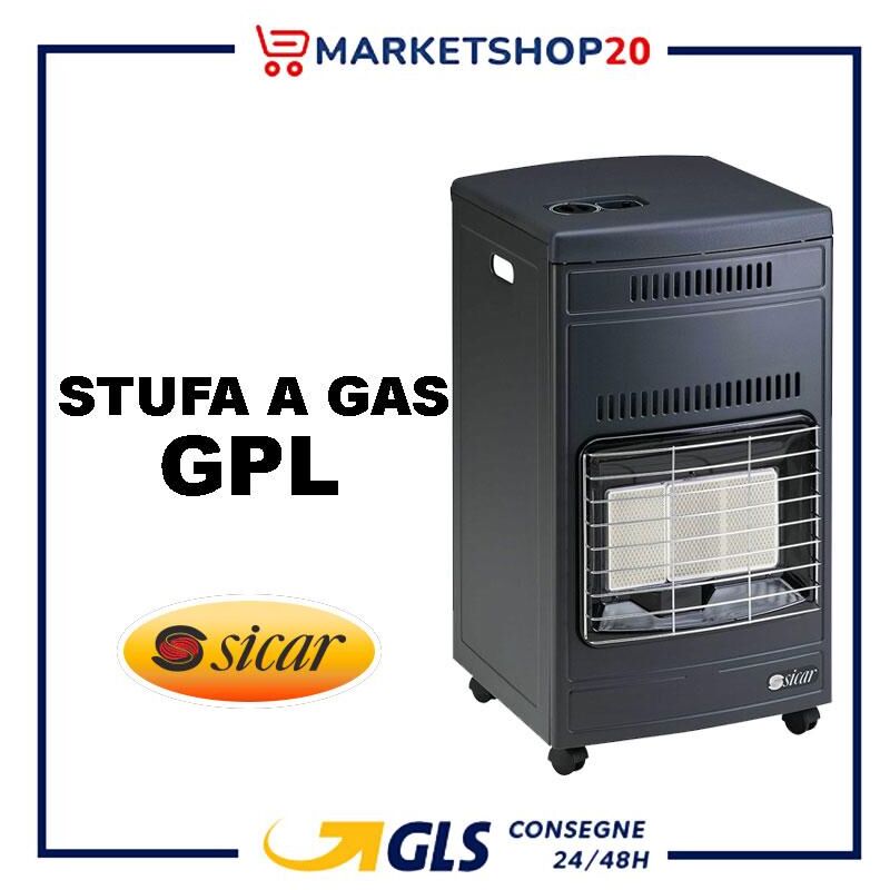 Poele Infrarouges lpg Sicar Avec Compartiment Porte Poupe'e De 15 kg + Kit Lien