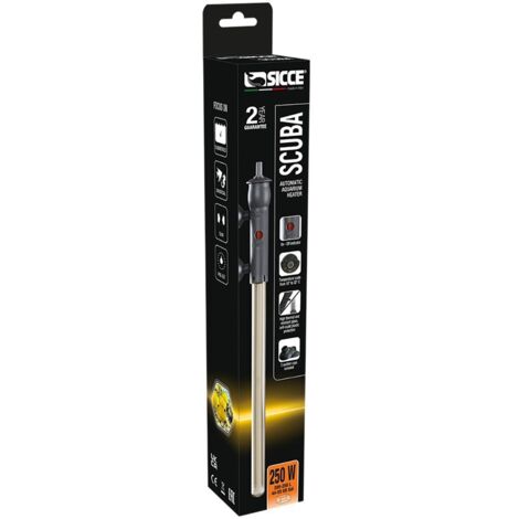 Sicce scuba riscaldatore per acquario capacita' da 200 a 250 litri 250 w