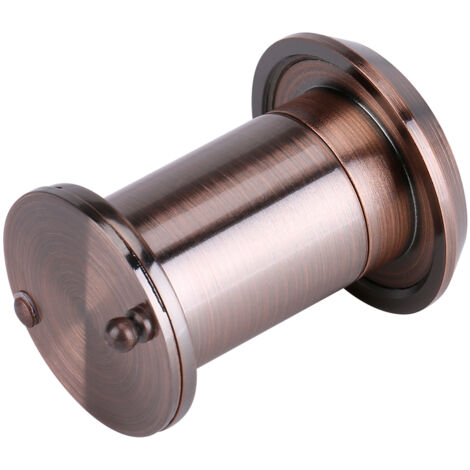 Sicherer Türspion mit 220° Weitwinkel-Optikglas (Rotbronze)