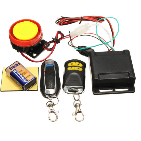 Sicherheit Sirene Motorrad Alarm System Anti-Diebstahl Fernbedienung Sperre Vibration Warnung Mit Sound Hörner Wegfahrsperre Gerät