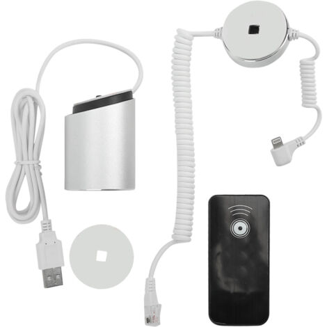 Sicherheits-Handyhalterung mit Diebstahlalarm und Ladefunktion für Geschäfte und Ausstellungsräume – iOS-kompatibel