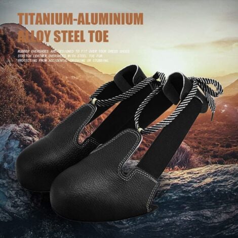 MINKUROW Sicherheits-Überschuhe, Stahlkappe, Unisex, rutschfeste Überschuhe, schützende Überschuhe, Industrie, Universalgröße, Eur 36–46