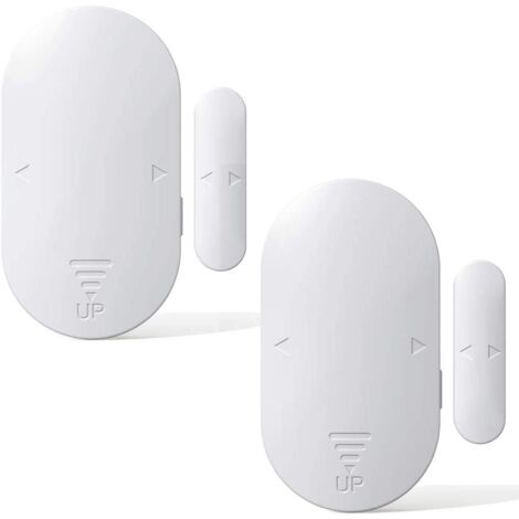 Sicherheitsalarm für Türen und Fenster, 2er-Set, 130 dB Diebstahlalarm, 5 Betriebsmodi, Magnetsensor, beidseitige Montage, Sicherheits-Diebstahlalarm