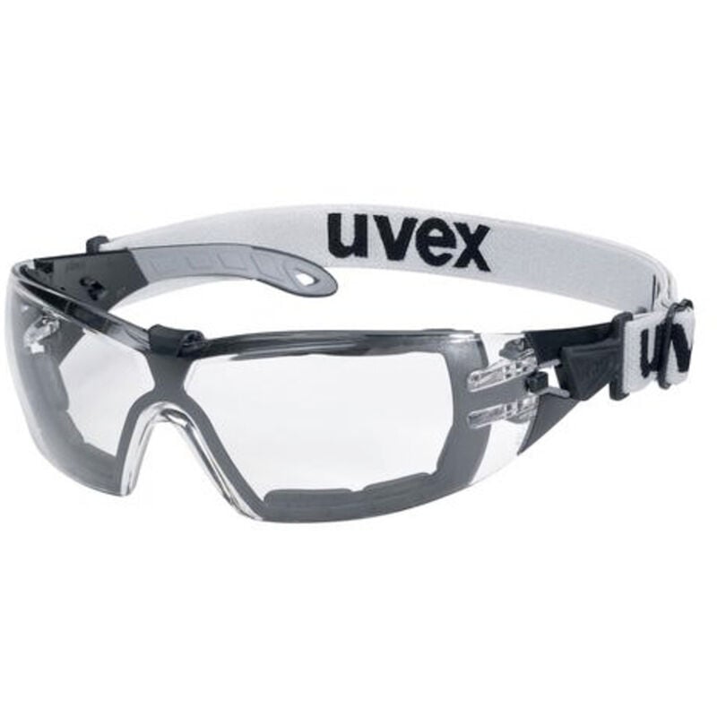 Image of Uvex - pheos 9192680 Schutzbrille inkl. UV-Schutz Grau, Schwarz en 166, en 170 din 166, din 170