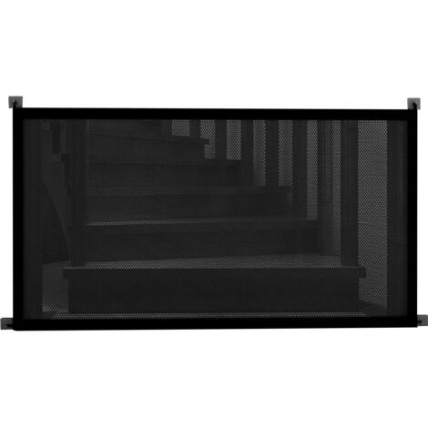 Sicherheitsgitter für Kinder und Haustiere – Flexibles Gitterset ohne Bohren – Version L (134 x 85 cm) oder S (89 x 85 cm) – Weiß/Mehrfarbig/Kaffee – Rohre und Verbindungsstücke – Montage mit Klebe- o